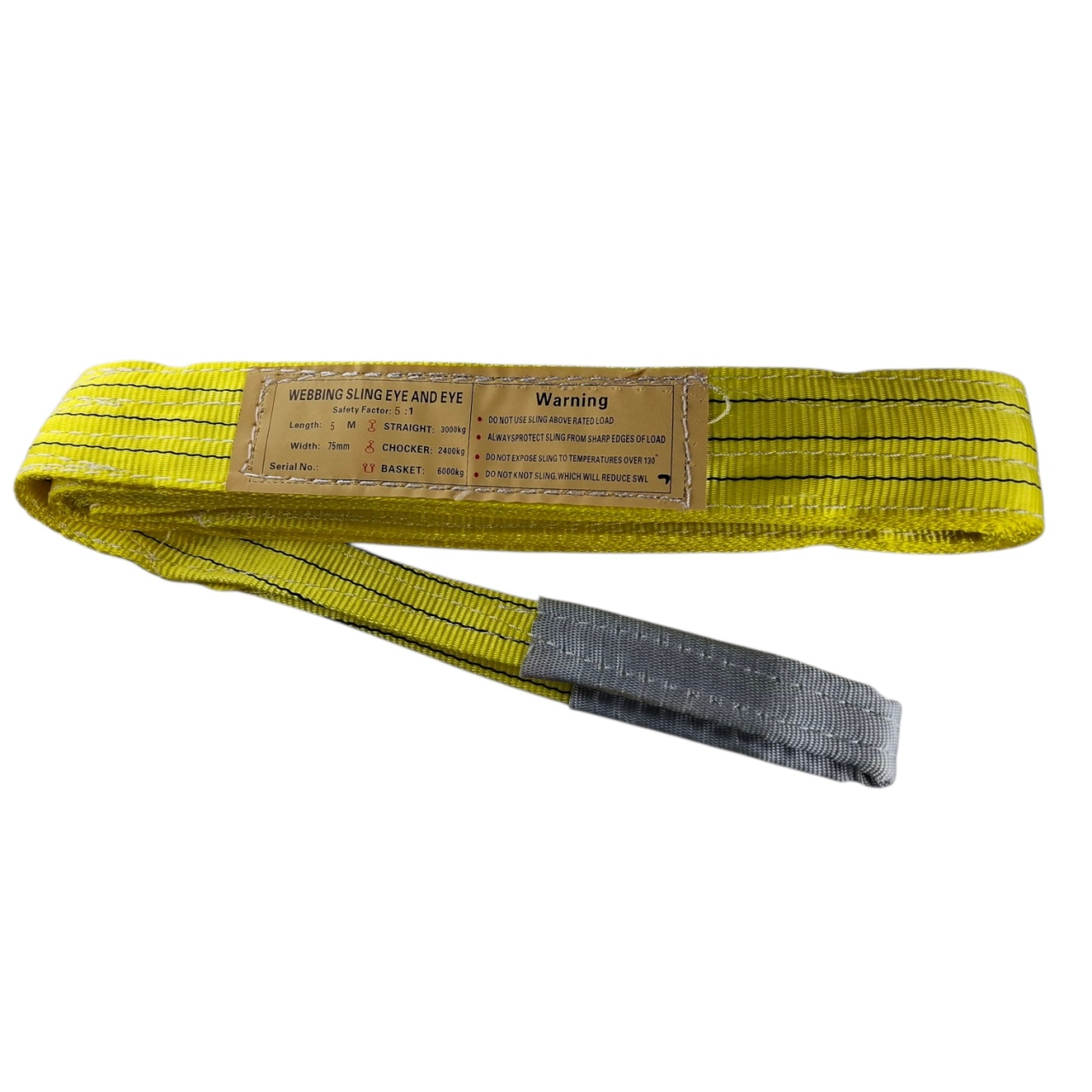 Стропа 5 м 3 тонны, петлевая, полиэстер 75 мм оптом