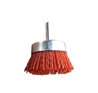 Щетка для дрели чашечная нейлоновая 75 мм, 3", со шпилькой, "MAXIMUM" MX 18273 оптом