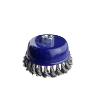 Щетка чашечная для УШМ 65 мм,2,5", витая,"Maximum" MX 17757 оптом